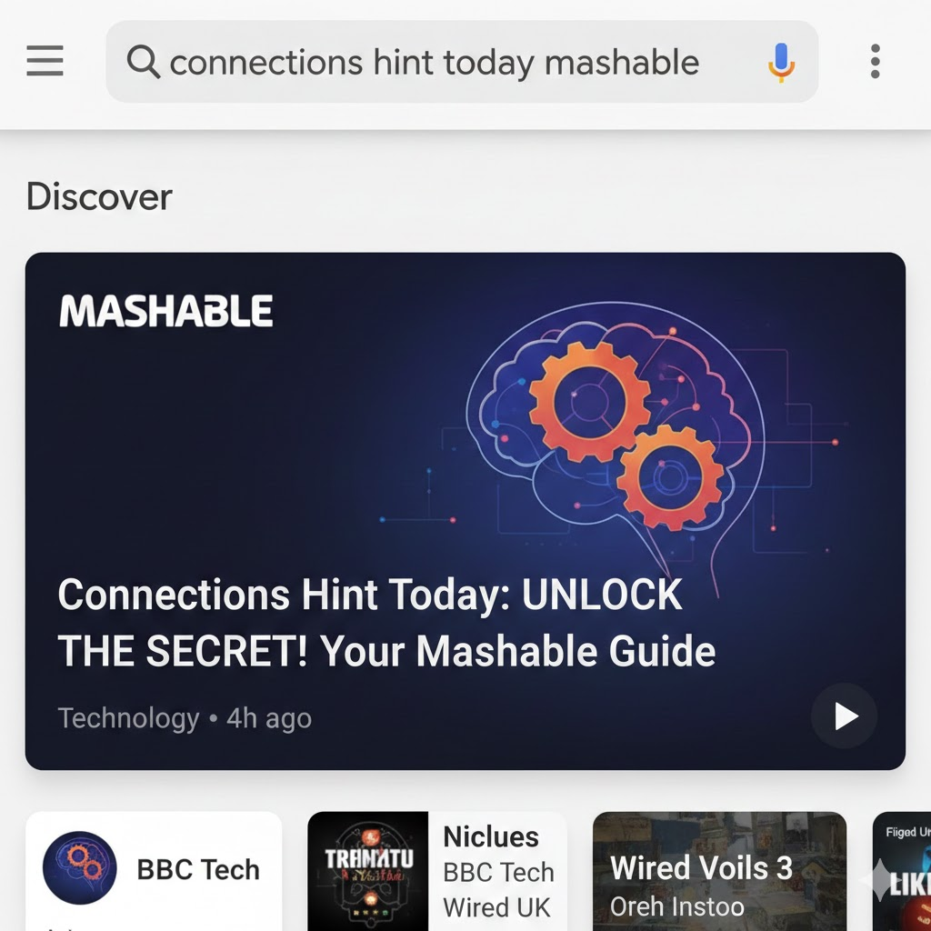 connections hint today mashable