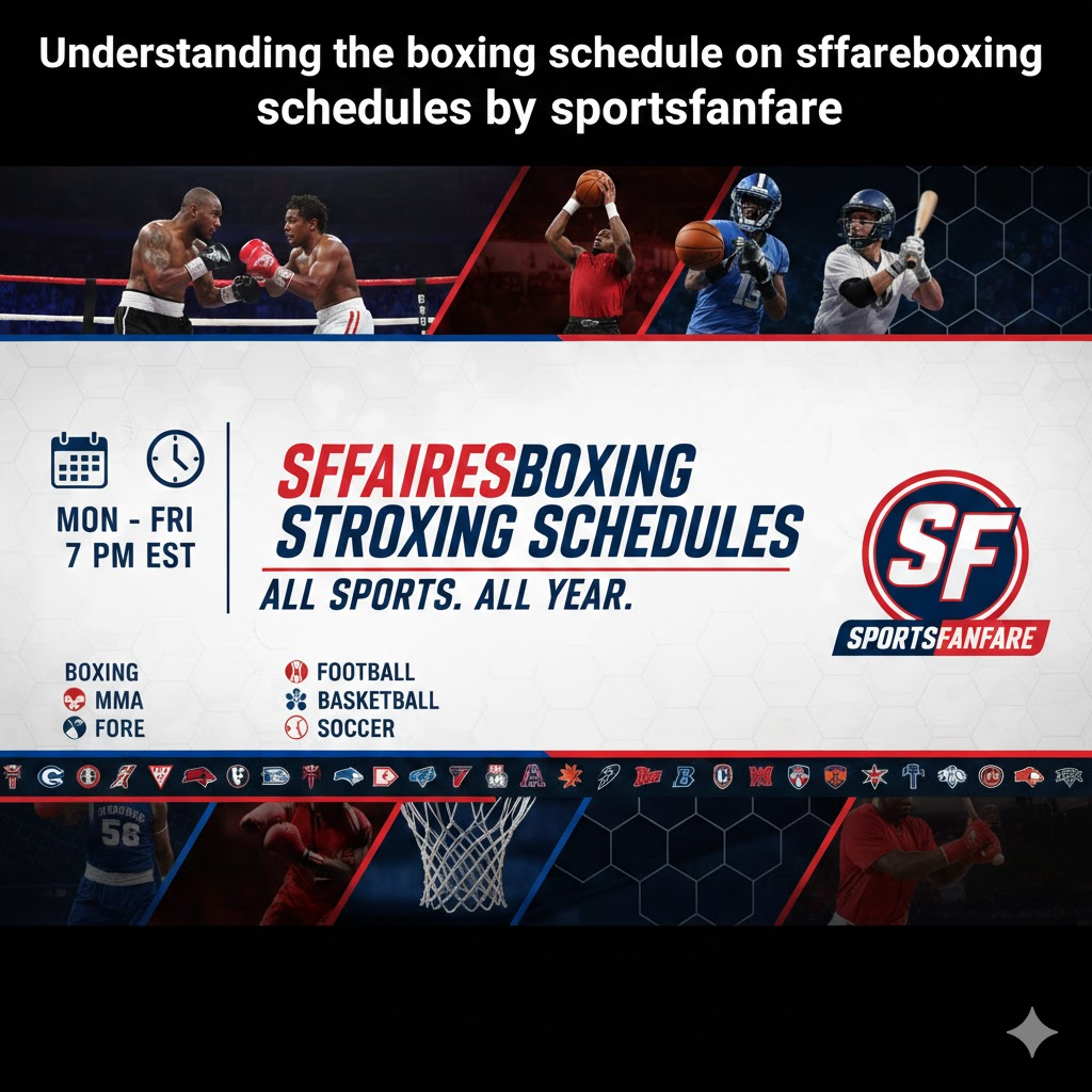 sffareboxing schedules by sportsfanfare